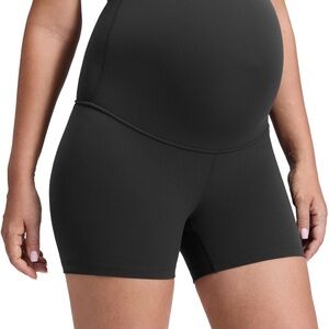 CRZ YOGA Butterluxe Maternity Biker Shorts 4"